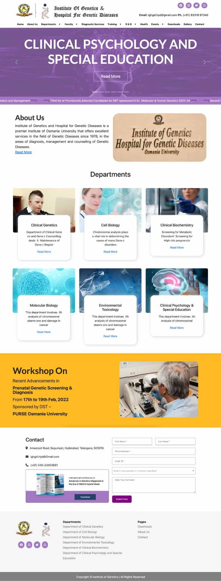 Institue of Genetics ( OU )